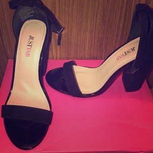 Black classic heels.